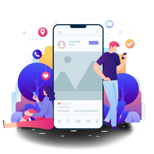 Social media marketing on Facebook and Instagram